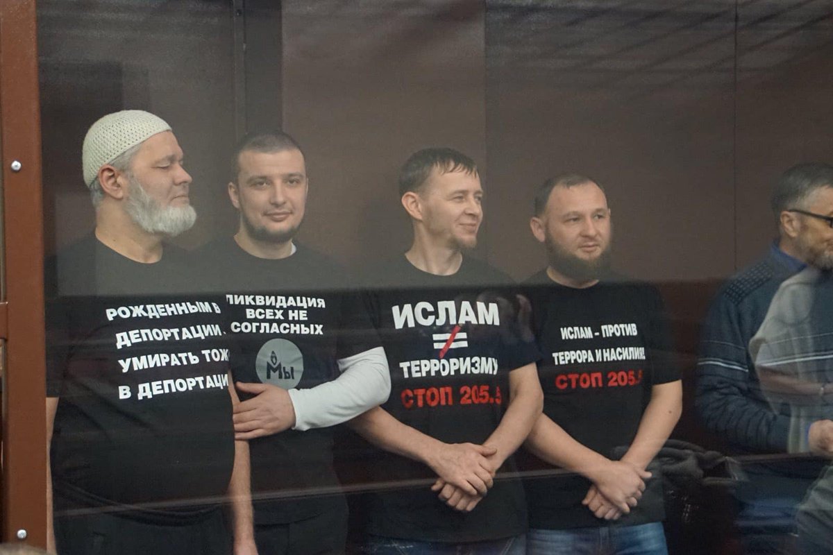 Russian Federation sentenced political prisoners Gaziyev, Gafarov, Karimov, Murtaza and Osmanov to 13 years in a penal colony