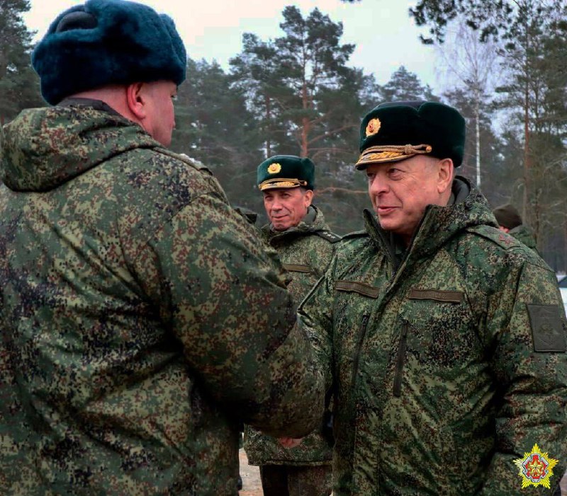 Russian Ground Forces commander Salyukov visited Belarus