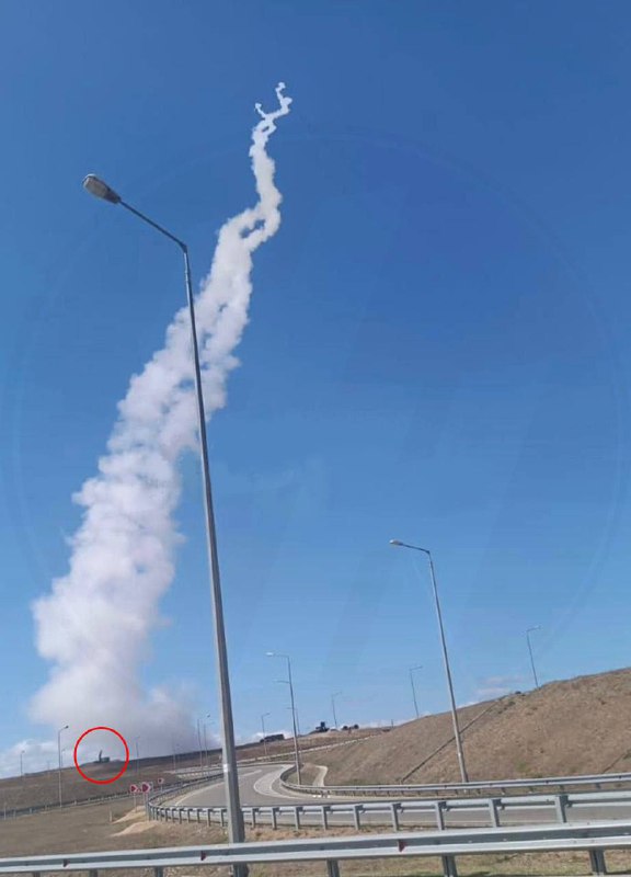 Air defense launches near Kerch bridge