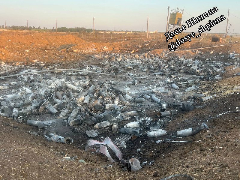 New images of destroyed ammunition depot at Morozovsk airfield