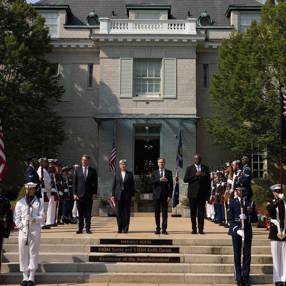 U.S.—Australia Ministerial kicked off in Annapolis: Austin: We’re working together today to tackle shared security challenges, from coercive behavior by PRC, to Russia’s war of choice against Ukraine, to the Middle East. Blinken: We deeply appreciate Australia’s commitments to Ukraine’s defense