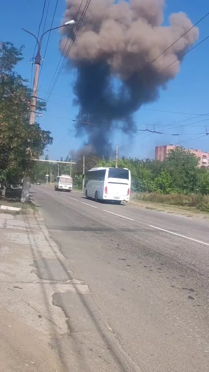 Violent explosion was reported in Horlivka