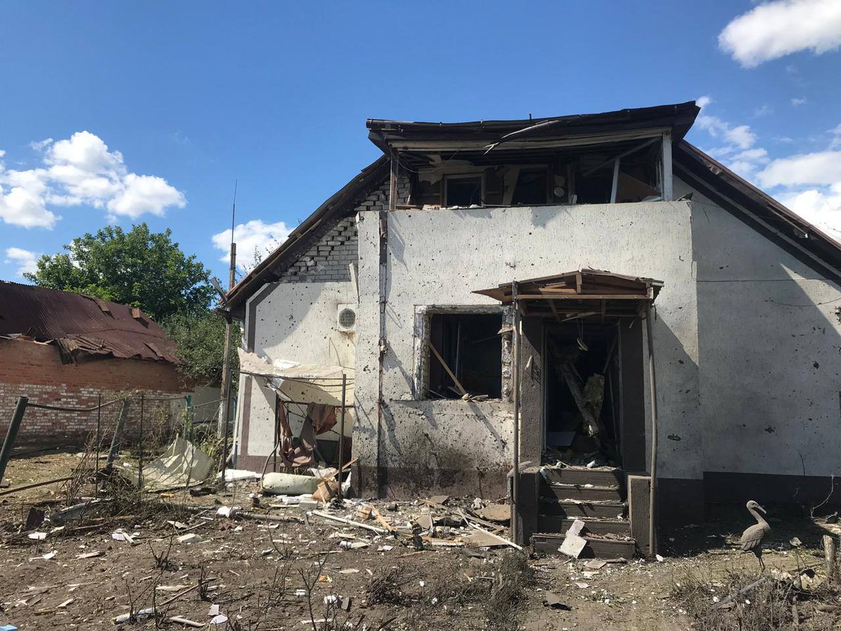 3 person wounded as result of an airstrike in Zolochiv of Kharkiv region