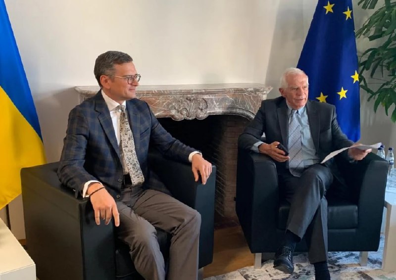 EU High Representative for Foreign Affairs and Security Policy Borrell and Foreign Minister of Ukraine Kuleba discussed the need to lift restrictions on the use of Western weapons against the Russian Federation