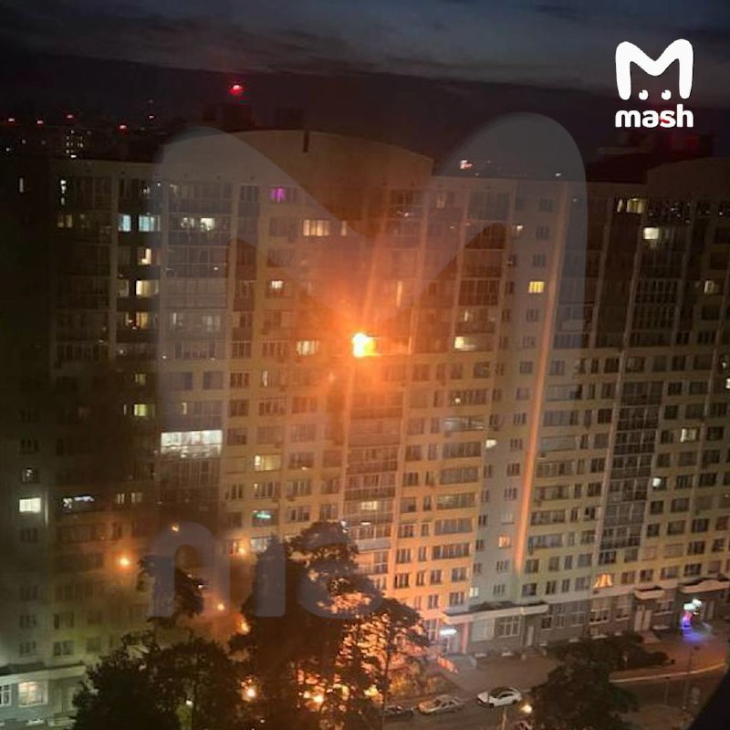 Another residential house is on fire in Ramenskoye of Moscow region