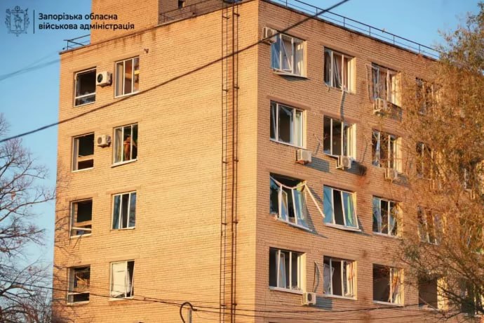 Number of injured as result of Russian bombardment in Zaporizhzhia increased to 40