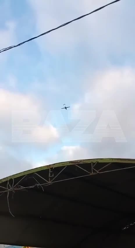 Video of a drone was shot down over Moscow region