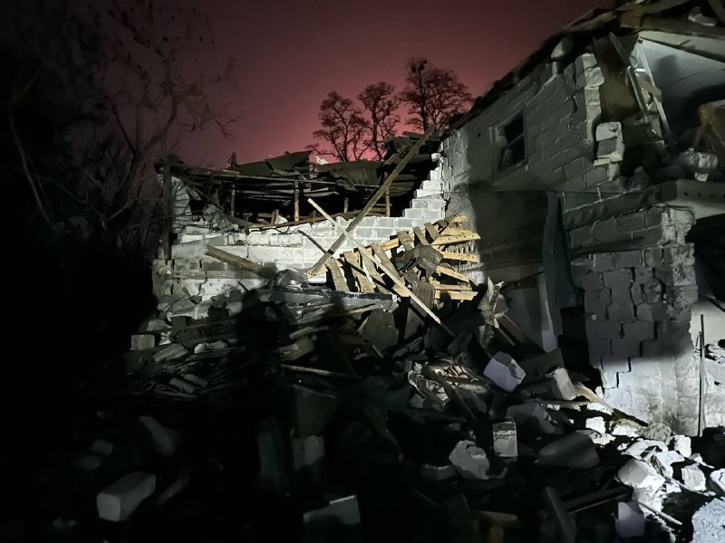 Incendios en cuatro localidades por ataques con drones tipo Shahed en Brovary