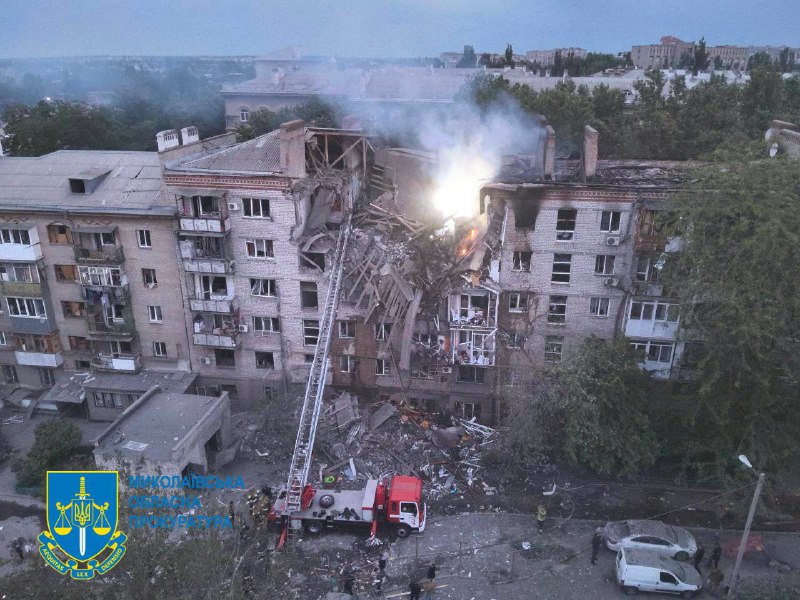 1 person killed, 5 wounded as result of drone strike against residential house in Mykolaiv