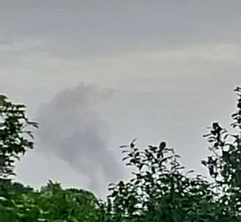 Explosions were reported near Kharkiv