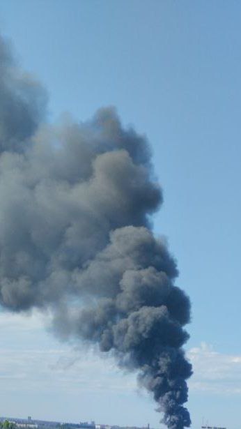 Big fire in Zaporizhzhia reported after Russian attack