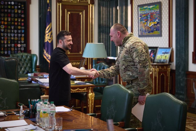 Zelensky: received report by the Head of the Security Service of Ukraine, Vasyl Malyuk, on our operation today. Absolutely brilliant result. Ukraine's independent result. A year, six months and nine days from the start of planning to effective implementation. Our operation is the most far-reaching. Our people who prepared the operation were withdrawn from Russian territory on time. I thanked General Malyuk for this success of Ukraine.