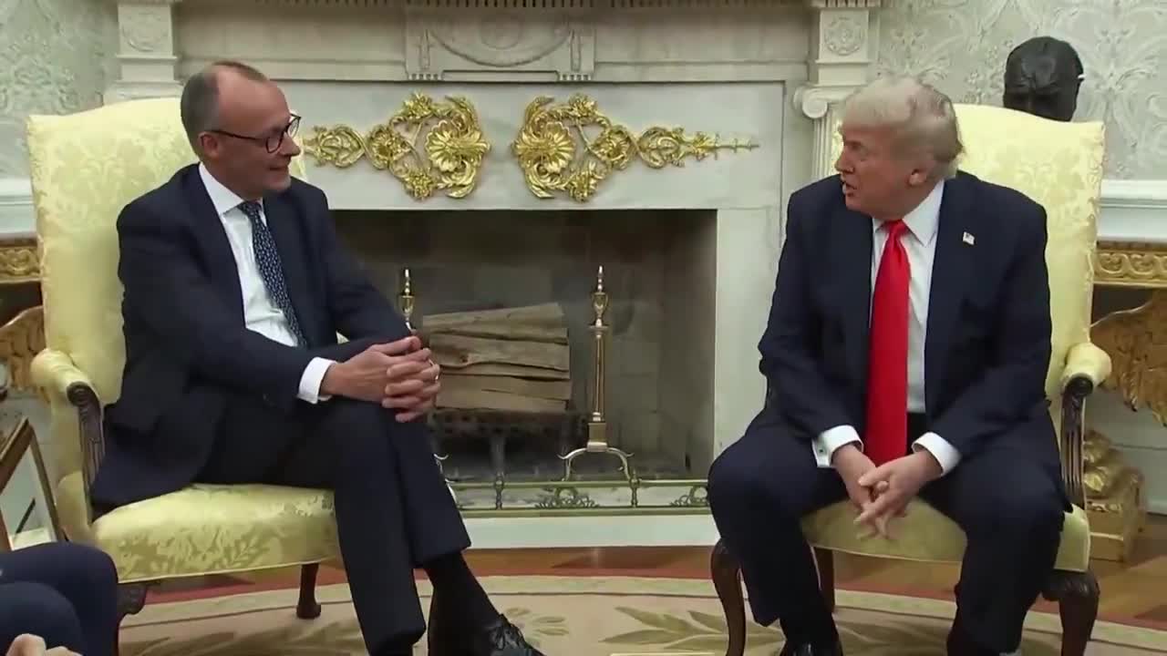 .@POTUS: As you know, @_FriedrichMerz just won a great election. What's going on with Russia-Ukraine, and other things we talked about, but Russia-Ukraine in particular. We'd like to see it end.