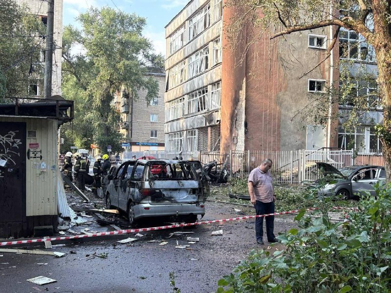 At least 16 people were wounded as result of overnight drones attack in Voronezh