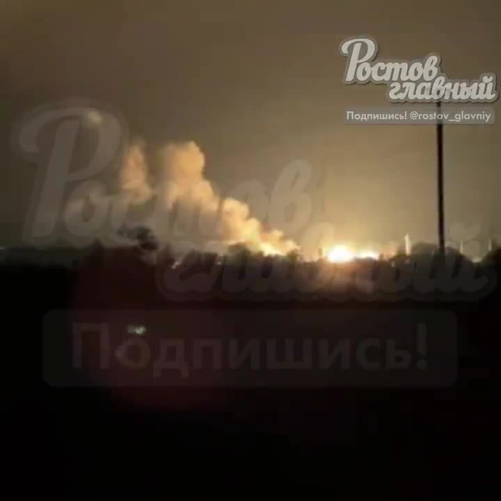 Drones are attacking airfield in Millerovo of Rostov region