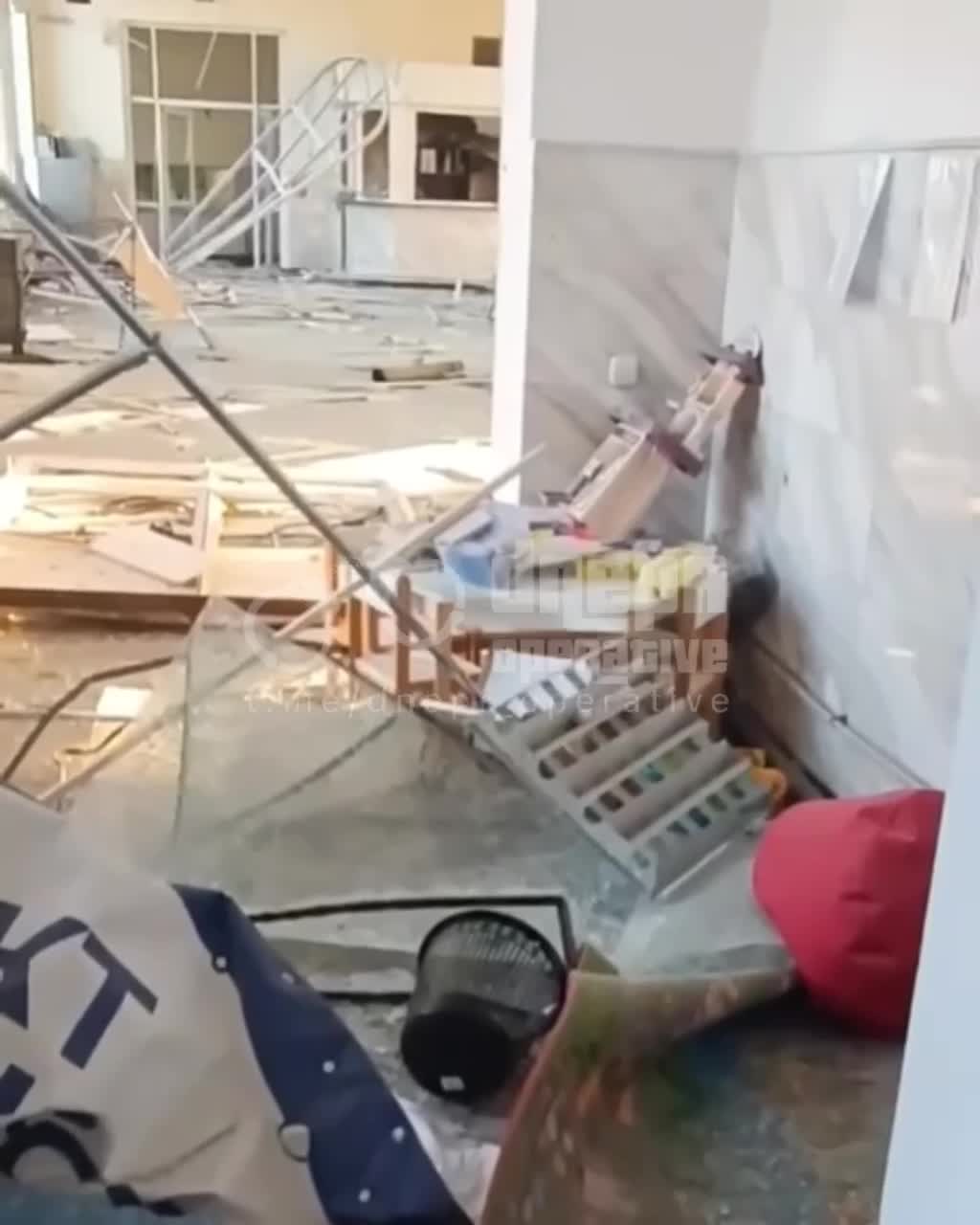 Damage at Synelnykove-1 railway station after drones strikes overnight