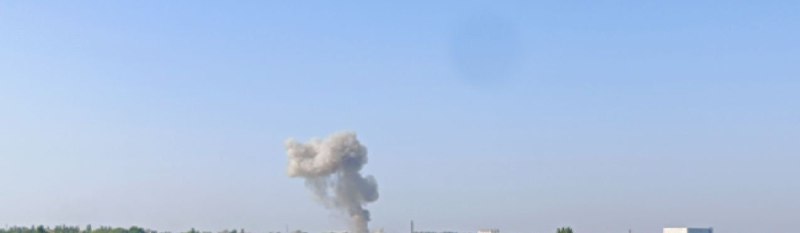 Smoke is rising in Zaporizhzhia after missile strikes