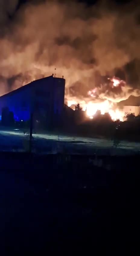 Russian drones have attacked oil depot of Azerbaijani state oil company SOCAR in Odesa region