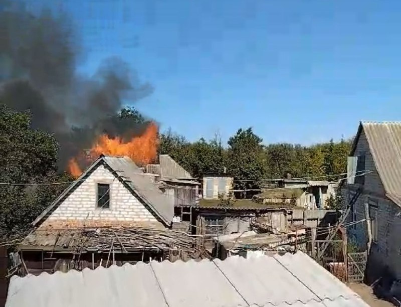 Molniya drone strike has been reported in Zolochiv community of Kharkiv region