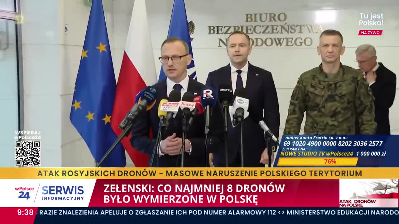 President @Nawrocki25: We discussed the possibility of activating NATO Article 4. I will convene the National Security Council within 48 hours.