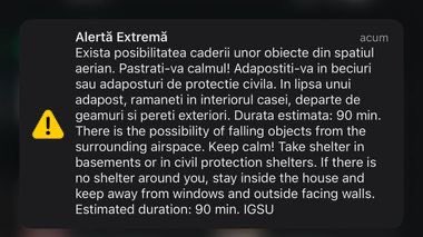 Shelter-in-place orders have been issued for residents in Northern Romania near the border with Ukraine within the last hour, warning of the possibility of Russian one-way attack drones landing inside of Romania