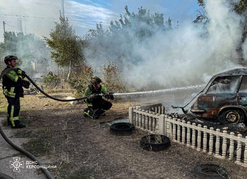 A person killed as result of drone strike at the car in Kherson