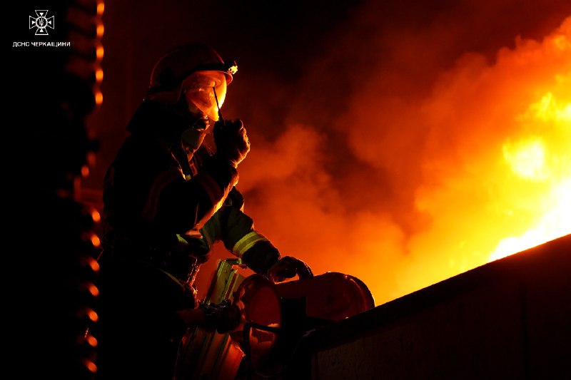 Drones have attacked critical infrastructure in Cherkasy region