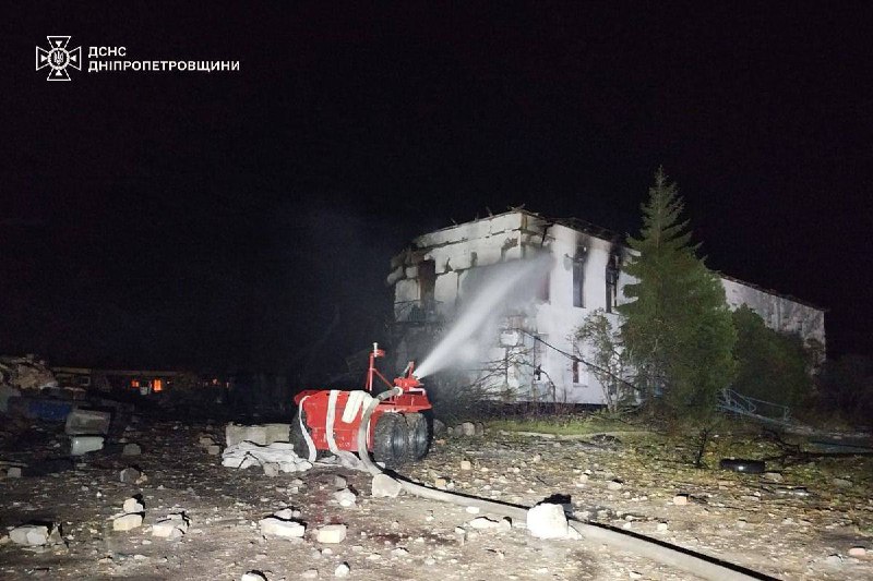 2 people wounded in Pavlohrad as result of the overnight attack