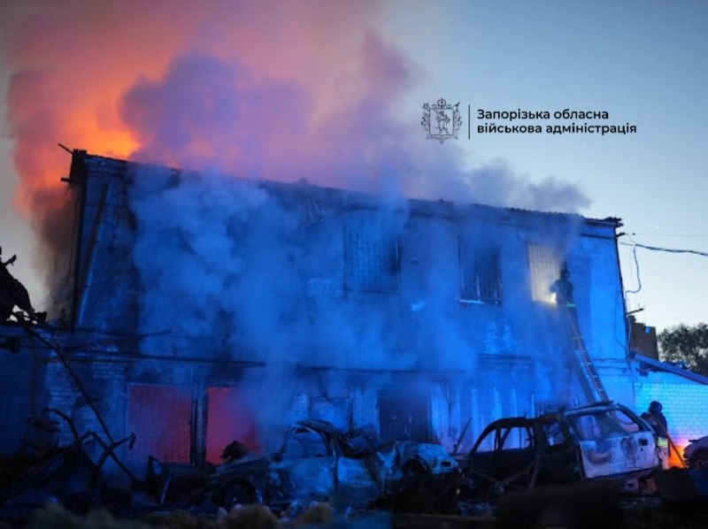 2 people killed, 2 wounded as result of Russian airstrikes in Zaporizhzhia