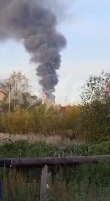Big fire at Novo-Yaroslavskiy oil refinery