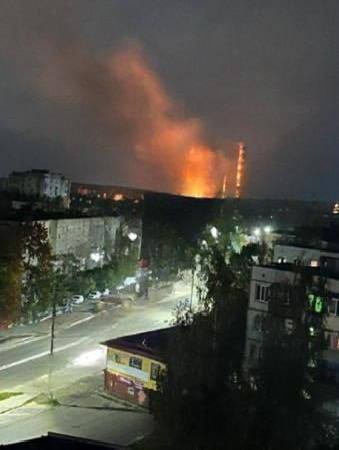 Power station was attacked in Klintsy of Bryansk region