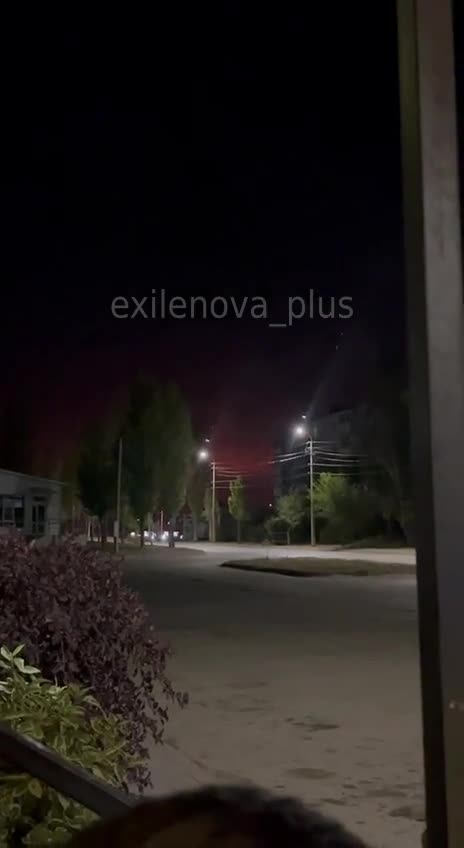 Fire at the gas processing plant in Kotovo of Volgograd region after drone strike