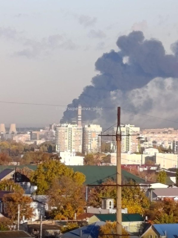 Drones have attacked oil depot in Hvardiyske near Simferopol