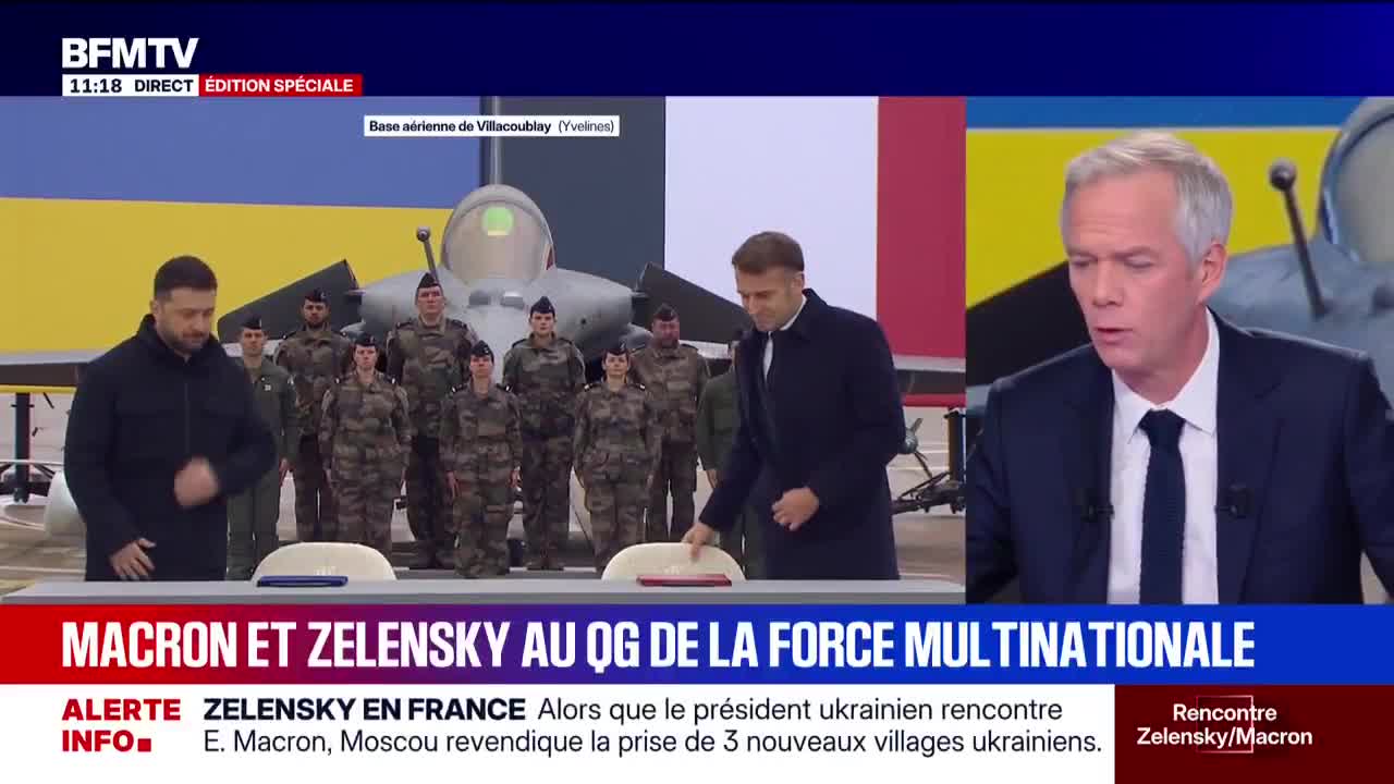 Defense of Ukraine: Kyiv announces it will buy up to 100 French Rafale fighter jets, the Élysée Palace has confirmed.