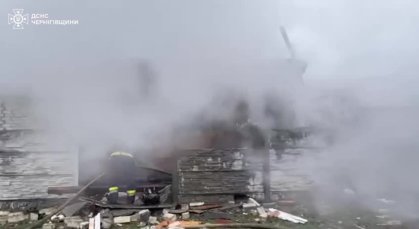 2 people wounded as result of drone strike in Chernihiv