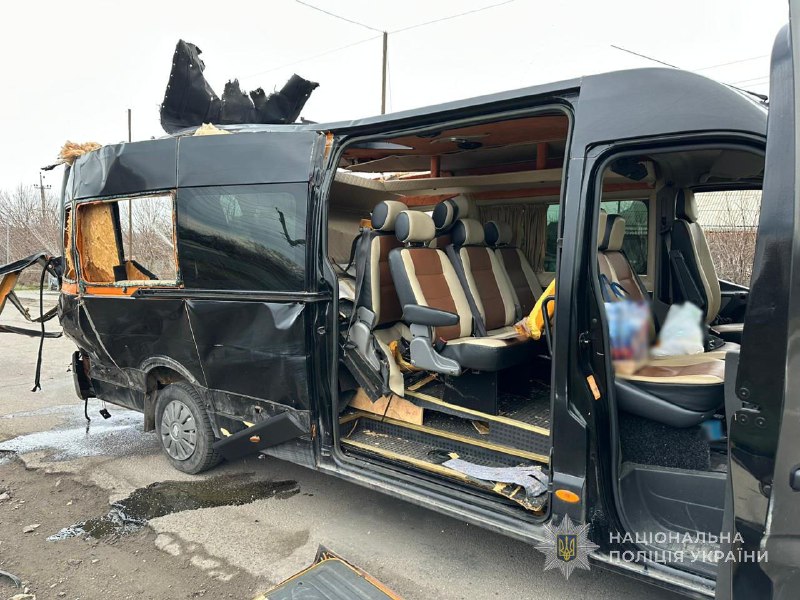Une personne a été tuée et une autre blessée lors d'une frappe de drone dans le village de Barvinivka, dans la région de Zaporijia.