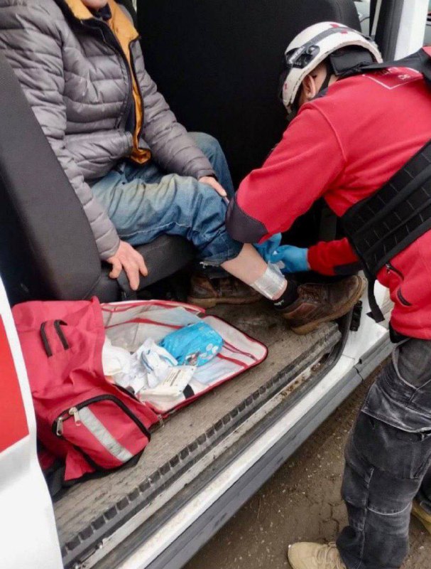 Bu sabah Nikopol'de meydana gelen bombardıman sonucu 1 kişi yaralandı.