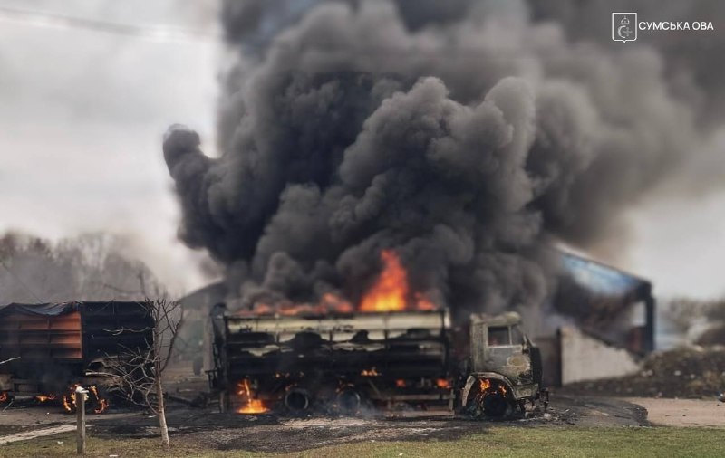3 people wounded as result of drone strike at the enterprise in Bochechky, Sumy Oblast