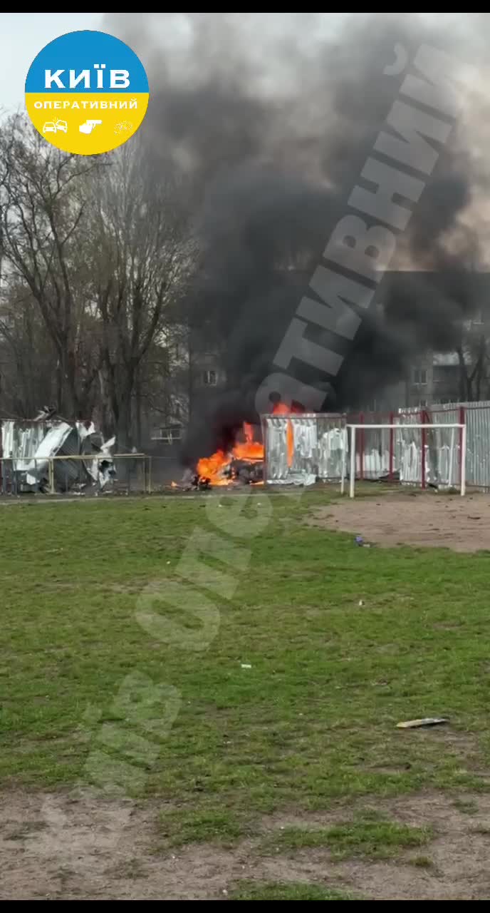 Drooni osui asuinalueelle koulun lähellä Vyšnevessä