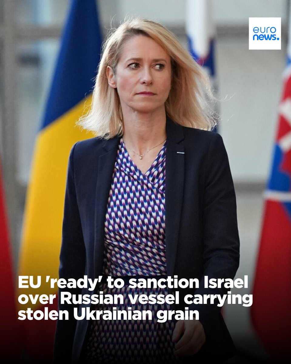 Unia Europejska ostrzegła Izrael, że jest gotowa nałożyć sankcje na osoby pomagające i podżegające do handlu ukraińskim zbożem skradzionym przez Rosję na okupowanych terytoriach, po tym jak do portu w Hajfie przypłynął nowy statek załadowany zbożem