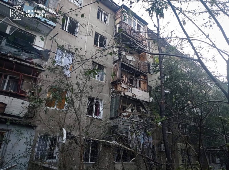 In Bilhorod-Dnistrovs'kyi in der Region Odessa wurde ein Wohnhaus beschädigt.