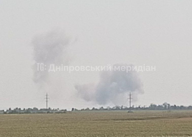 In Pawliwka in der Region Dnipropetrowsk wurden Luftangriffe gemeldet.