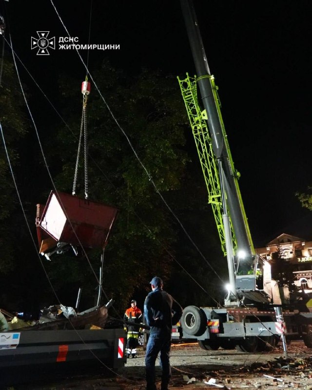 El número de muertos por los ataques rusos en Zhytomyr ayer aumentó a 3 y el de heridos a 53.