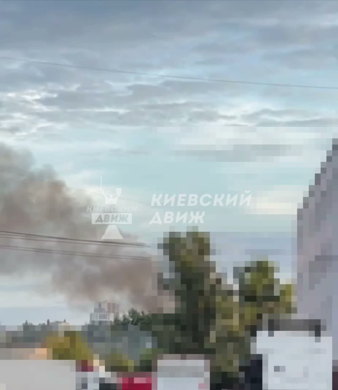 Another drone strike was reported against fuel station in Kyiv