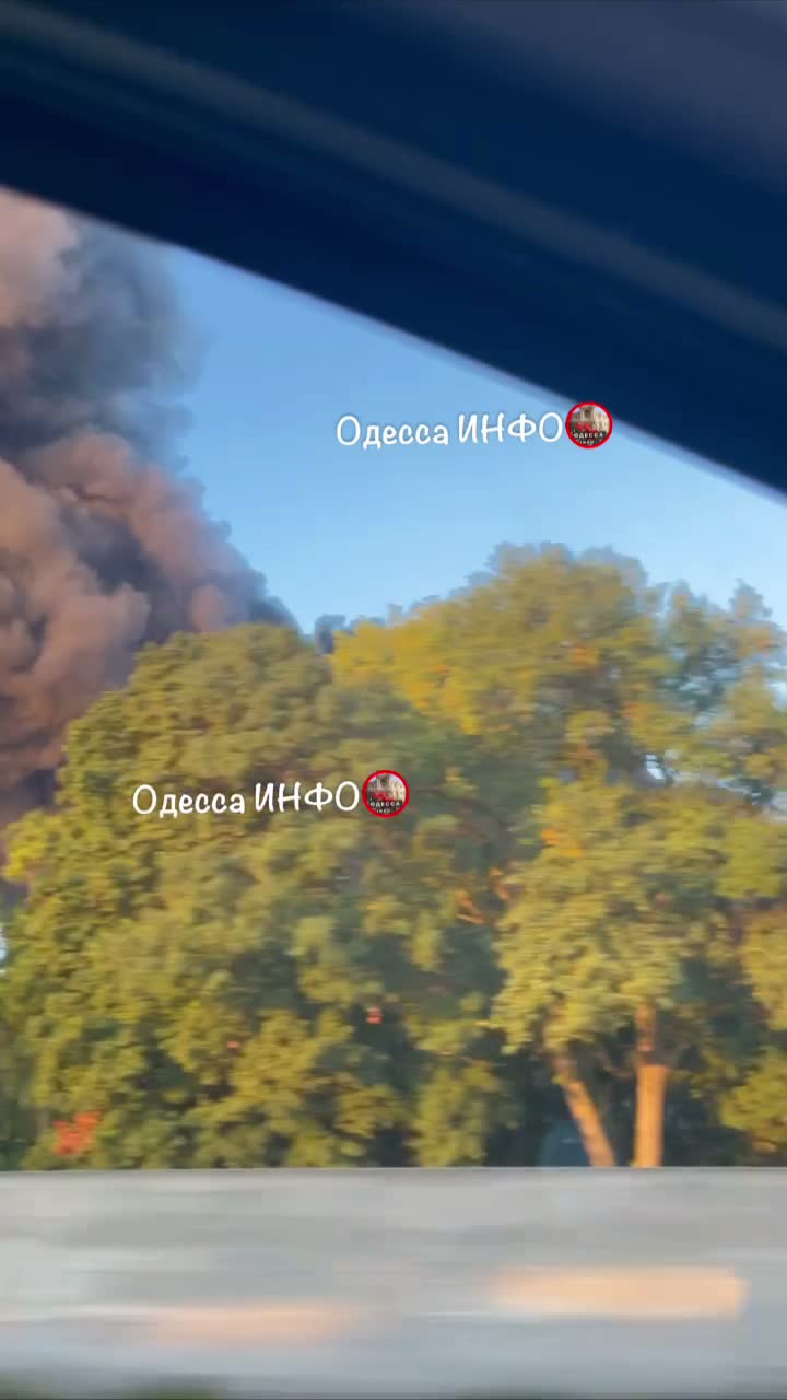 Fires at the warehouses in Odesa region after Russian strikes