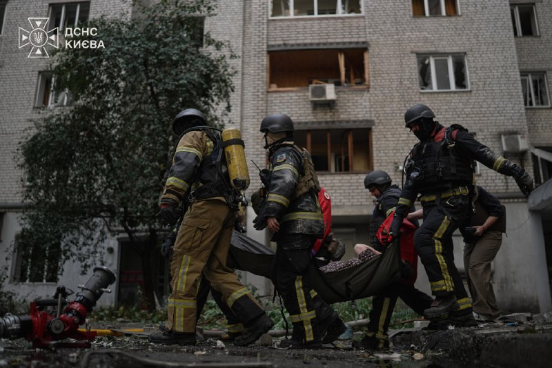 1 person killed, 7 wounded as result of Russian drone strike in Kyiv
