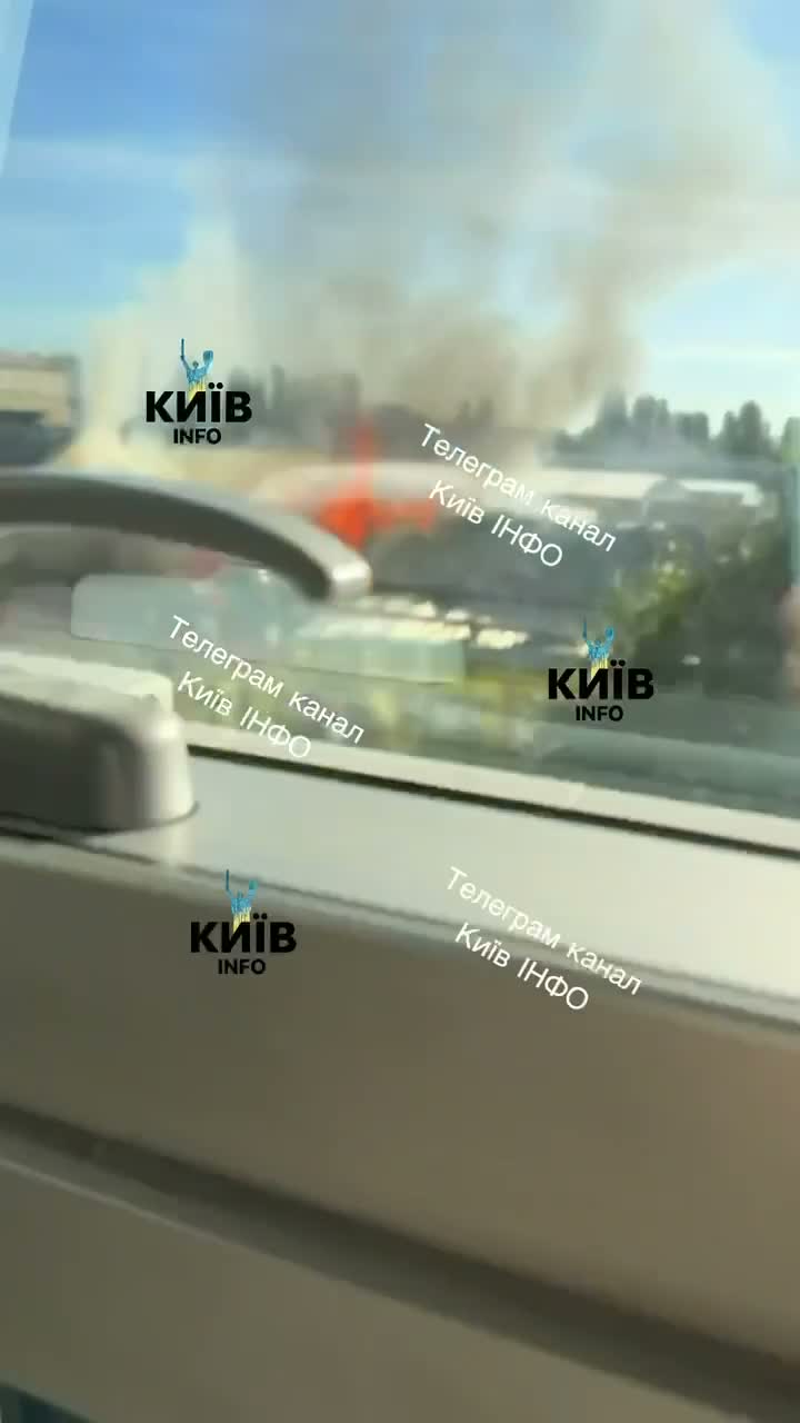 Another drone strike near office building in Kyiv