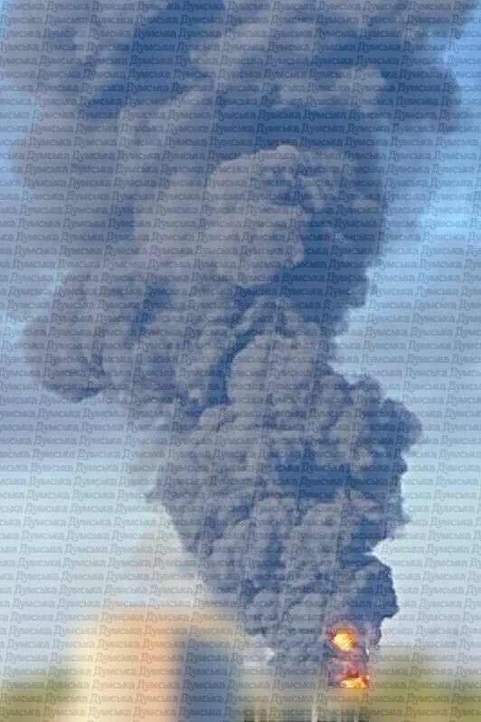 Smoke from the site of ballistic missile strike in Odesa region is getting stronger