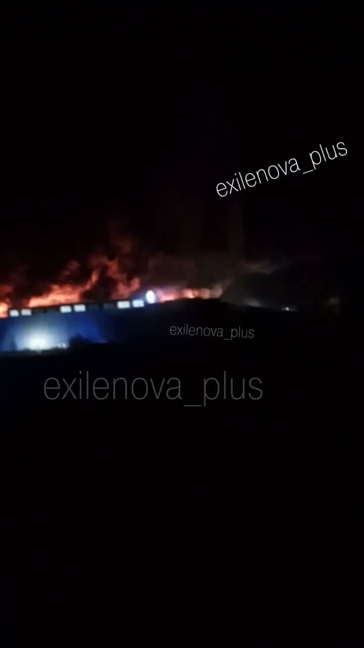 An industrial facility in Sasovo, Ryazan region, has been struck