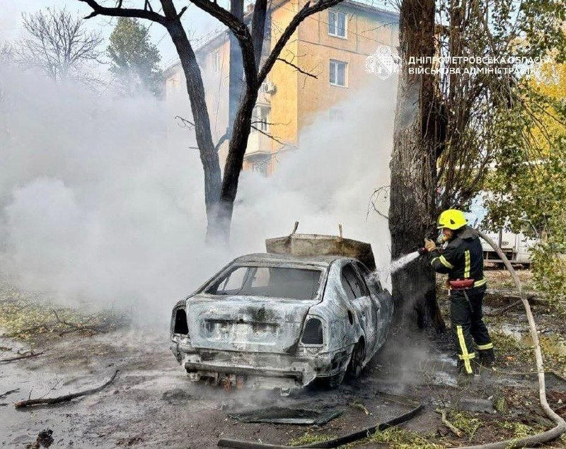 1 person killed, at least 3 wounded as result of Russian drone strike in Pavlohrad